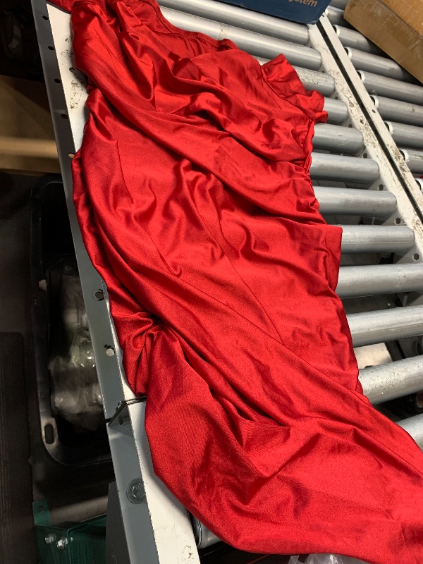 Photo 1 of ***STOCK PHOTO FOR REFERENCE ONLY***Ekaliy Women's Sexy Off The Shoulder Midi Dress Ruched Bodycon Dresses RED 2XL