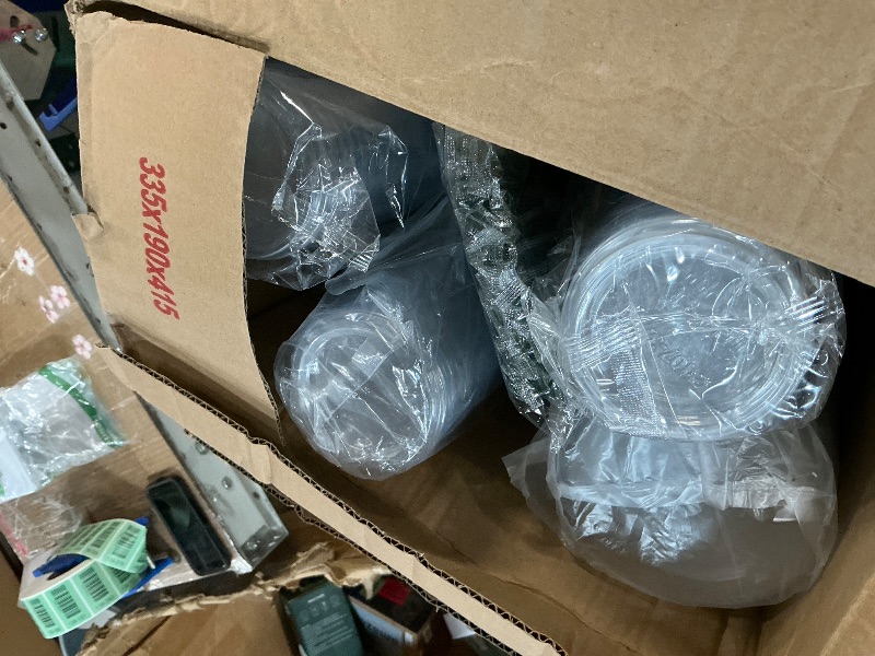 Photo 1 of [100 SETS] 32 oz Clear Plastic Cups with Lids and STRAWS, Disposable Drinking Cups for Cold Drinks, Iced Coffee, Milkshakes, Smoothies