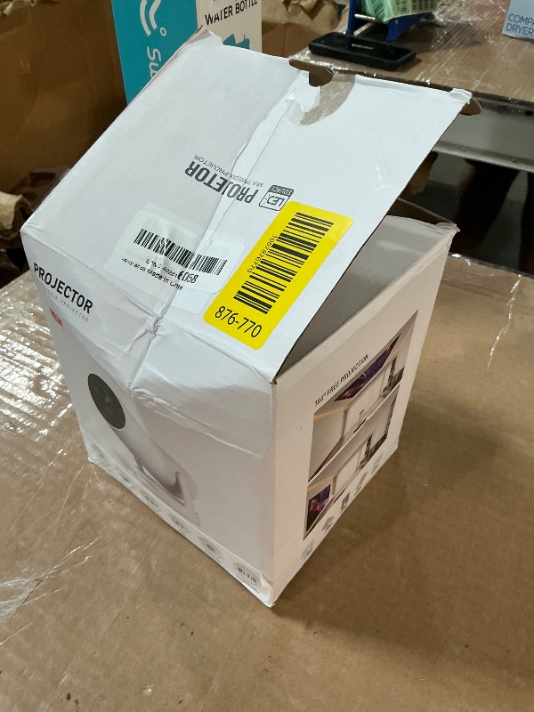 Photo 1 of ?Electric Focus?Mini Portable Projector with 4K Support, Bluetooth 5.4 WIFI6, 5watt Sound Base Speaker, 260 ANSI, Android 11, 210° Rotation , Auto Keystone Correction Video Projector HY300 PLUS