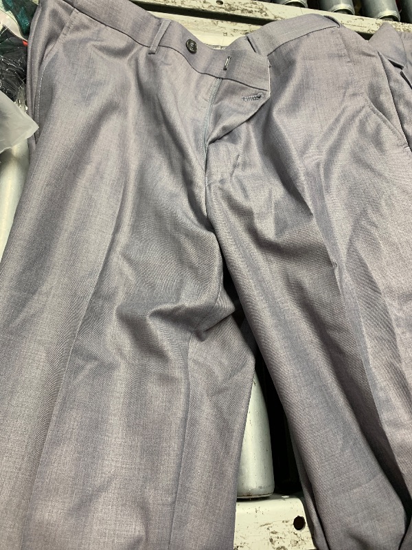 Photo 1 of (large) Cooper & Nelson 3 Piece Mens Suit Set, 2 Button Slim Fit Suit for Men, Solid Jacket, Vest, Pants and Tie Light Grey 