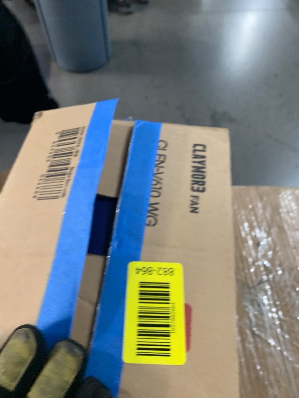 Photo 1 of ***(HEAVILY USED/ MINOR DAMAGE)***Claymore V600+ Rechargeable Camping Fan (Warm Grey) – 7,800?mAh Battery Operated Portable Fan for Indoor & Outdoor Use, 4-Speed Quiet Air Circulator, USB?C Charging, Timer, Carry Pouch Included