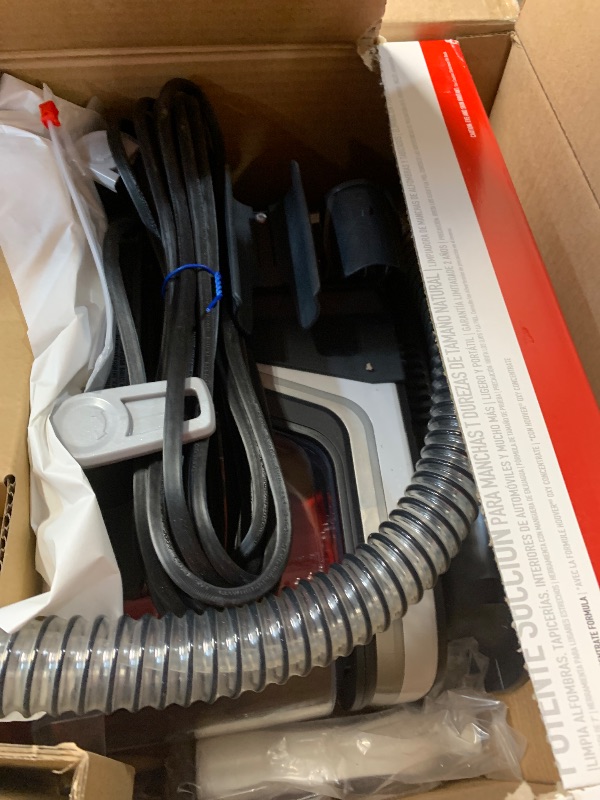 Photo 1 of Hoover CleanSlate Plus Portable Carpet + Upholstery Spot Cleaner Machine, Powerful Suction with Versatile Tools, Pet Stain Remover, Car and Auto Detailer, Pair with Hoover Carpet Cleaner Solution