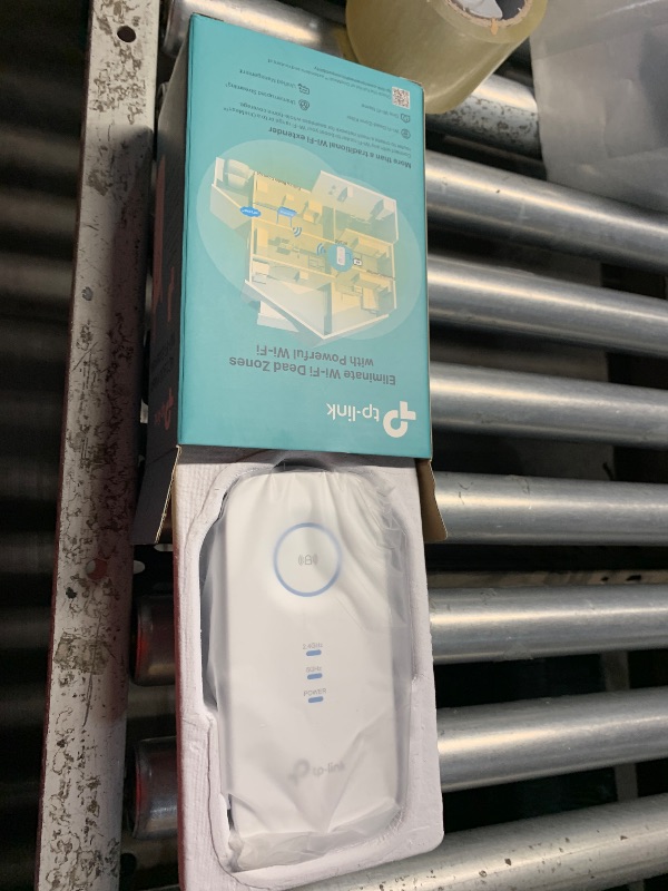 Photo 1 of TP-Link AC1900 WiFi Range Extender RE550 | Dual-Band Wireless Repeater Amplifier w/Gigabit Ethernet Port | Up to 2200 Sq. Ft., 32 Devices | Internet Signal Booster | APP Setup | EasyMesh Compatible