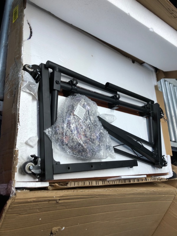Photo 1 of ***FRAME DAMAGED - SEE PICTURES***
JoyBerri Jigsaw Puzzle Table/Rolling Puzzle Desk - 1500 Piece Puzzle Board with Bonus Puzzle/Portable Jigsaw Puzzle Tables with Drawers and Legs - Height Adjustable for Adults and Kids
