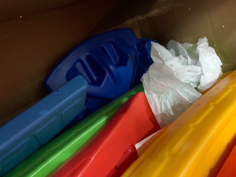 Photo 1 of (PARTIAL SET) Step2 Up & Down Roller Coaster Kids Ride On Toy, Push Car, Indoor/Outdoor Playset, Made of Durable Plastic, Max Weight 50 lbs., For Toddlers 2-5 Years Old, Multicolor