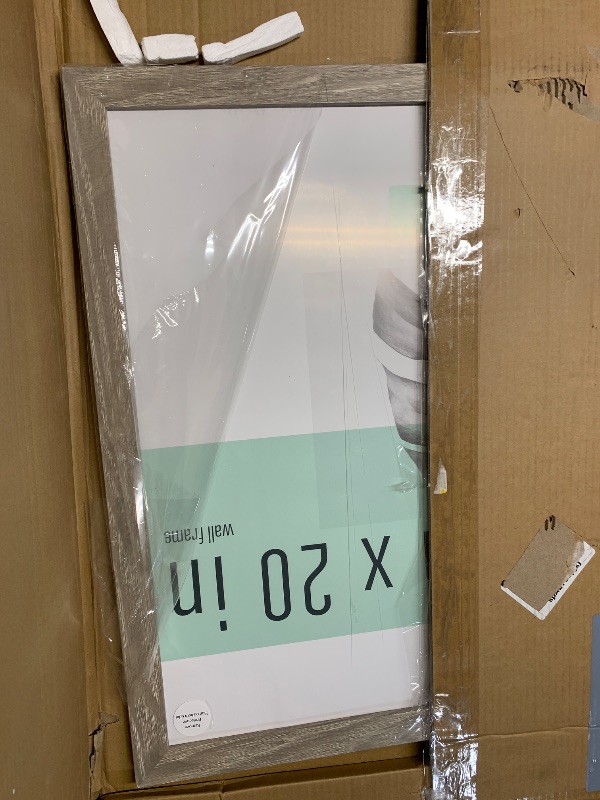 Photo 1 of ***(MINOR DAMAGE)***MCS Studio Gallery 16x20 Poster Frame Gray Woodgrain, Vertical & Horizontal Wall Hanging Large Picture Frame for Photos, Posters & Art Prints (1-Pack)