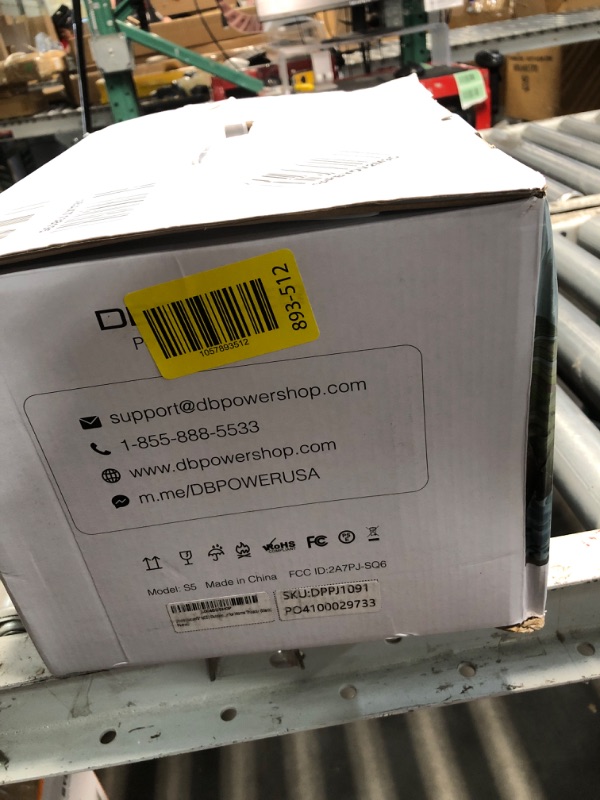 Photo 1 of [Auto Focus/5" LCD] Outdoor Projector 4K with WiFi 6 and Bluetooth, DBPOWER 900 ANSI Native 1080P Portable Projector, Auto Keystone & Zoom, Sealed Engine, Movie Projector for iOS/Android/TV Stick