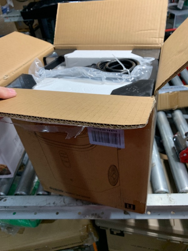 Photo 1 of ***(PARTS ONLY/ MAJOR DAMAGE/ NON FUNCTIONAL)***EASYERA Nugget Ice Maker Countertop, 33LBS/24H, Self-Cleaning Portable Pebble Ice Machine with Soft Chewable Pellets Sonic Ice, Buscket and Scoop, for Home/Kitchen/RV/Party/Camping/Office, Black