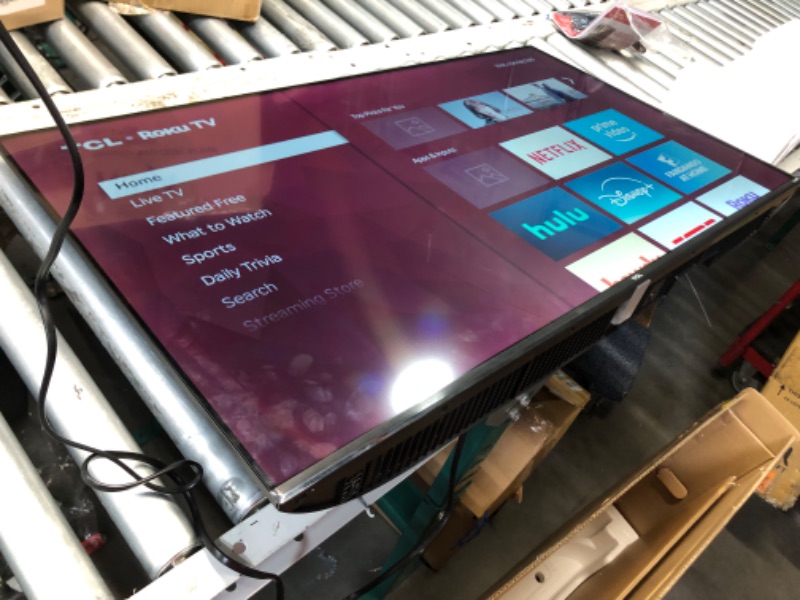 Photo 1 of ***DAMAGED - LINES OF DEAD PIXELS - SEE PICTURES***
TCL 43-Inch Class S3 1080p LED Smart TV with Roku TV (43S350R, 2023 Model), Compatible with Alexa, Google Assistant, and Apple HomeKit Compatibility, Streaming FHD Television