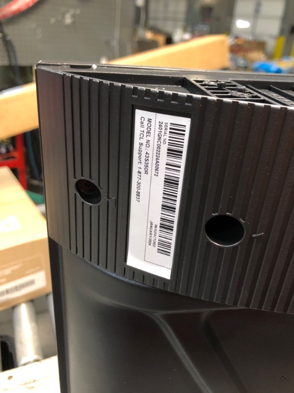 Photo 1 of ***DAMAGED - LINES OF DEAD PIXELS - SEE PICTURES***
TCL 43-Inch Class S3 1080p LED Smart TV with Roku TV (43S350R, 2023 Model), Compatible with Alexa, Google Assistant, and Apple HomeKit Compatibility, Streaming FHD Television