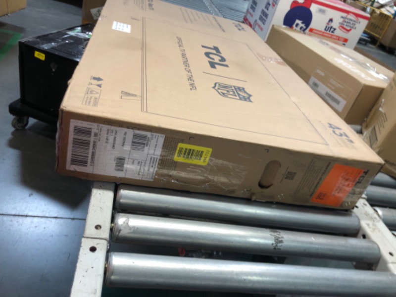 Photo 1 of ***DAMAGED - LINES OF DEAD PIXELS - SEE PICTURES***
TCL 43-Inch Class S3 1080p LED Smart TV with Roku TV (43S350R, 2023 Model), Compatible with Alexa, Google Assistant, and Apple HomeKit Compatibility, Streaming FHD Television