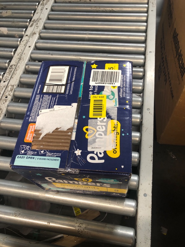 Photo 1 of ***FACTORY SEAL** Pampers ZZZ Overnight Diapers, Size 5 (27+ lbs), 50 Count, Nighttime Protection Disposable Baby Diaper (Packaging May Vary)