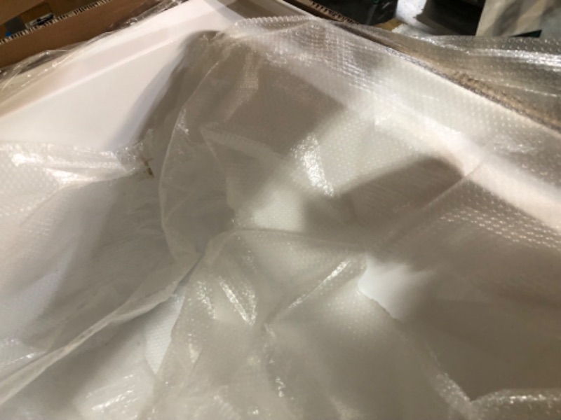 Photo 1 of (truck?trailer pick up only)
Kingston Brass Aqua Eden VTAP603622R 60-Inch Acrylic Alcove Tub with Right Hand Drain, White