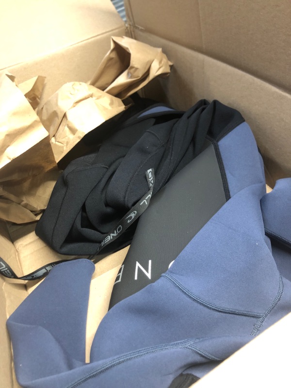 Photo 1 of **ZIPPER IS BROKEN** O'Neill Wetsuits O'Neill Men's Reactor-2 3/2mm Back Zip Full Wetsuit, Black/Slate, MT, Medium Tall