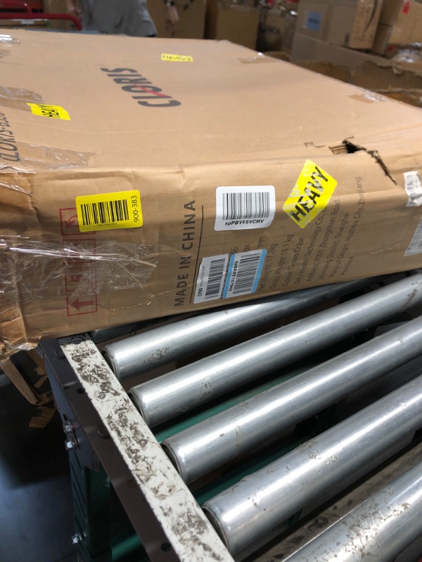 Photo 1 of ***(MISSING PARTS/ SEE NOTES)***Lorvain Folable Makeup Artist Stool Chair, Protable Tall Folding Directors Chair, Aluminum Makeup Chair with Head Rest for Studio Salon Vanity, Bar Height - Gold Chair