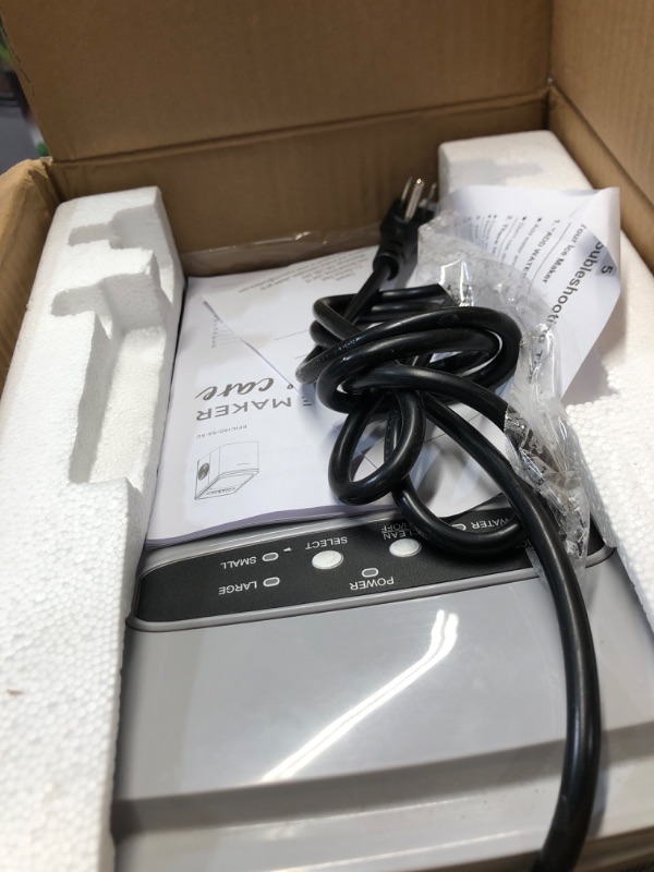 Photo 1 of ***(PARTS ONLY/ MAJOR DAMAGE/ NON FUNCTIONAL)***
Frigidaire 26 Lbs per Day Portable Compact Maker, Ice Making Machine, Stainless, Medium