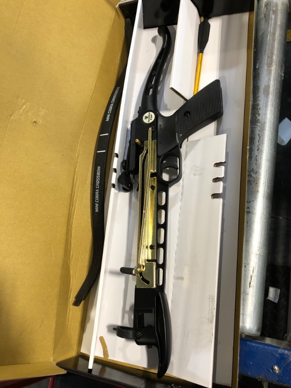 Photo 1 of ***BOLTS MISSING****Snake Eye Tactical Cobra-System Self-Cocking-Pistol Crossbow 80 lbs 225 FPS (BK-2)