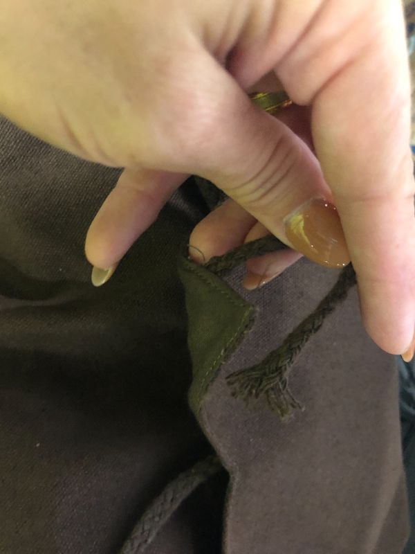 Photo 1 of ***MINOR DAMAGE SEE PIC**FURPHI Medieval Drawstring Backpack Vinatge Bag Renaissance Ren Faire Camping Accessories (Brown)