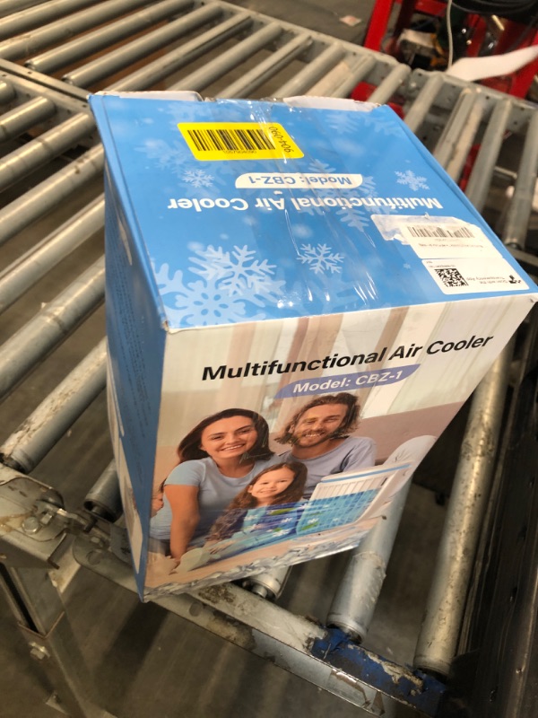 Photo 1 of *****MISSING CHARGING CABLE ******JYew AI Portable Air Conditioners Fan with 120° Rotating Function,Evaporative Mini Room Air Conditioners,Portable AC Unit Air Cooler with 4 in 1 Humidifier Fan Conditioner, AC Portable for Room Office