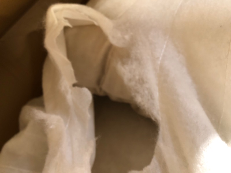 Photo 1 of ****TWO XL BOX SET****Acanva Luxury Modern Tight Curved Back Velvet Sofa, Minimalist Style Comfy Couch for Living Room Apartment Reception Space, Cream Single Chair Set of 2