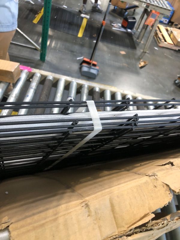 Photo 1 of *****JUST THE SHELVES NOT THE STAND******VEVOR Storage Shelving Unit, 5-Tier Adjustable, 2000 lbs Capacity, Heavy Duty Garage Shelves Metal Organizer Wire Rack, Black, 60" L x 24" W x 78" H for Kitchen Pantry Basement Bathroom Laundry Closet