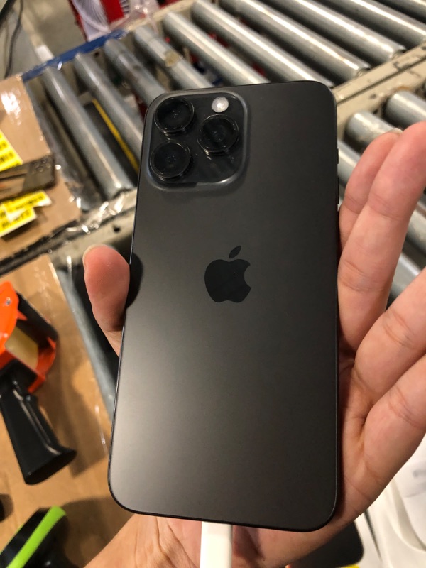 Photo 1 of ***MISSING CABLE***
Apple iPhone 15 Pro Max, 512GB, Black Titanium - Unlocked (Renewed Premium)