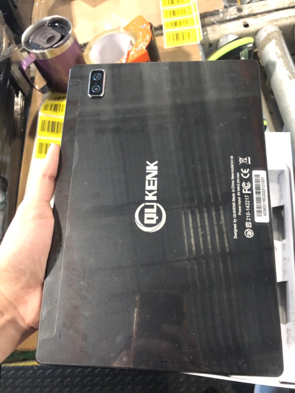 Photo 1 of ***NON FUNCTIONAL, FOR PARTS ONLY*** 2025 Latest Android 13 Tablet, 2 in 1 Tablet 10.1 Inch, 4G Cellular Tablets with Keyboard, 64GB ROM + 4GB RAM, Octa-Core Processor, 2 Sim Slots, 13MP Camera, GPS/WiFi/Bluetooth/Mouse/Stylus(Black)