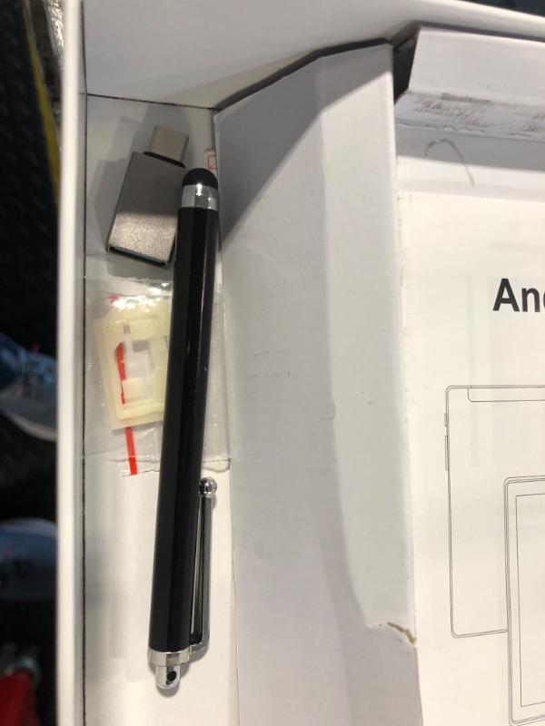 Photo 1 of ***NON FUNCTIONAL, FOR PARTS ONLY*** 2025 Latest Android 13 Tablet, 2 in 1 Tablet 10.1 Inch, 4G Cellular Tablets with Keyboard, 64GB ROM + 4GB RAM, Octa-Core Processor, 2 Sim Slots, 13MP Camera, GPS/WiFi/Bluetooth/Mouse/Stylus(Black)