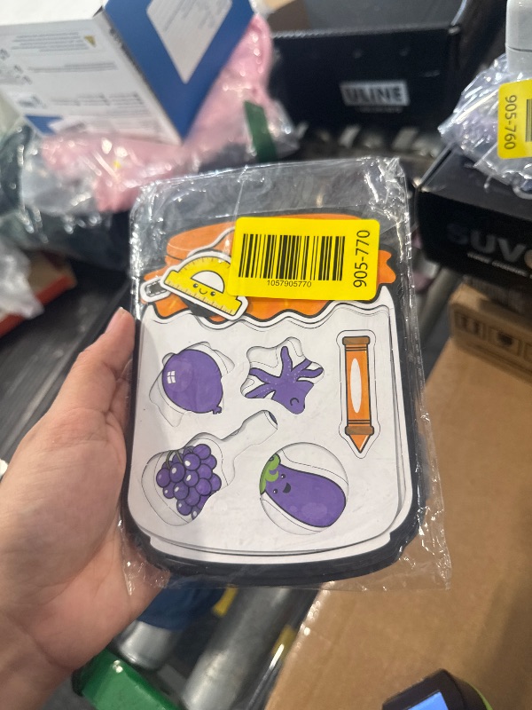 Photo 1 of 10 Pieces Color Recognition Magnetic Sorting Set Educational Magnet Color Baby Toddlers Kids Magnets for Refrigerator Whiteboard, Above Ages 3