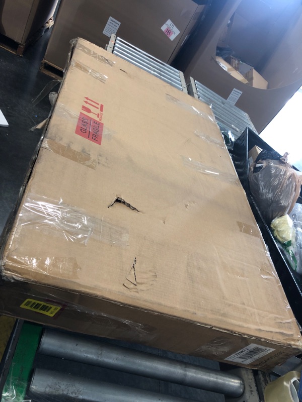 Photo 1 of ***SIMILAR PRODUCT***
Kate and Laurel Rhodes Modern Full Length Framed Octagon Wall Mirror, 16 x 48, Gold, Decorative Glam Geometric Wall Accent