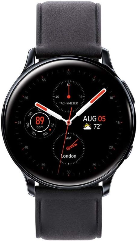Photo 1 of ***VERY USED***Samsung Galaxy Watch Active 2 (40mm, GPS, Bluetooth) Smart Watch with Advanced Health Monitoring, Fitness Tracking, and Long Lasting Battery, Black, SM-R830NZKCXAR