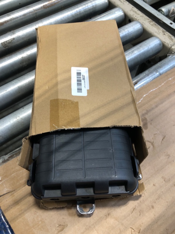 Photo 1 of Outdoor Extension Cord Box, Large Waterproof Electrical Cord Box (9.05x6.61x2.67inch) Cable Connection Safety Protector Cover IP54 Water-resistant for Power Strip, Holiday Light and Decorations, Black