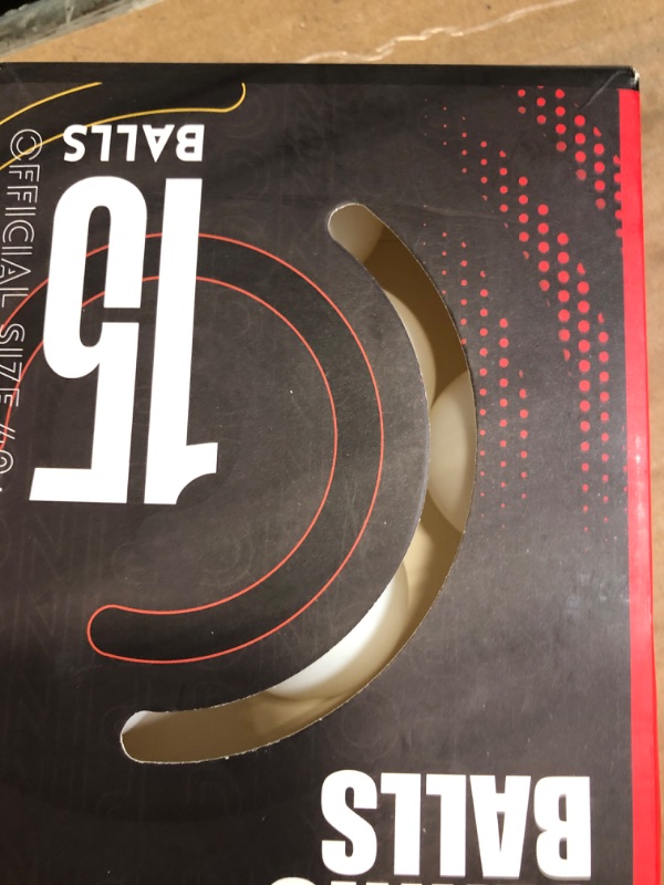 Photo 1 of ***ONLY 13 *************** White Ping Pong Balls 1 Star 40mm Official Size High Bounce Professional ABS Table Tennis Ball for Training & Practice - Durable High Performance