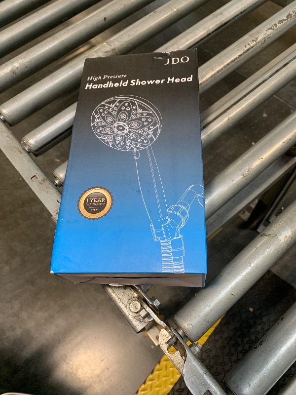 Photo 1 of ***NO HOSE***6-Setting Shower Head with Handheld, JDO High Pressure Hand held Shower Head, 4.7 Inch Chrome Detachable Showerhead Set with 59 Inch Stainless Steel Hose and Adjustable Showerhead Holder