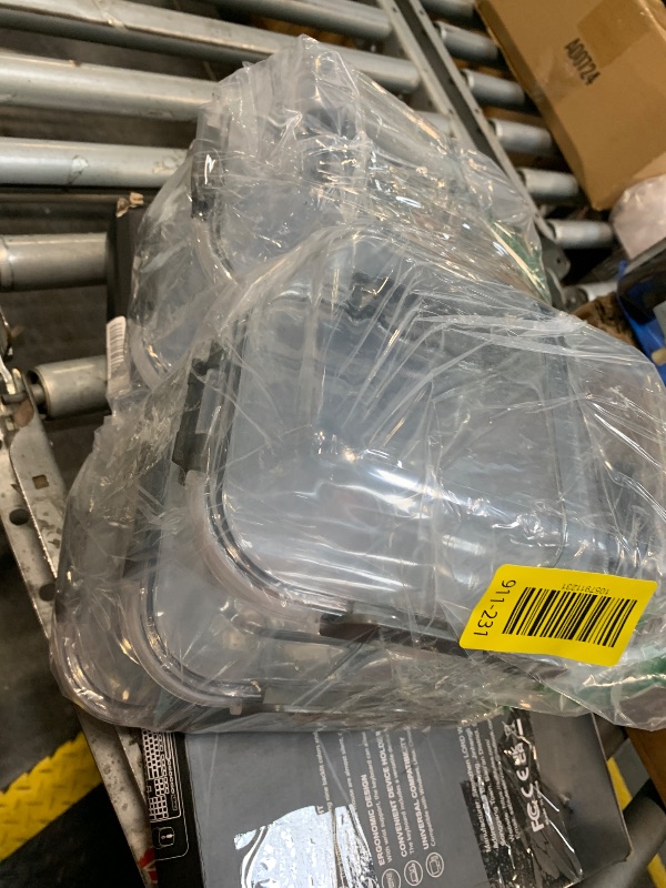 Photo 1 of [5-Pack,36 Oz]Glass Meal Prep Containers 2 Compartments Portion Control with Upgraded Snap Locking Lids Glass Food Storage Containers, Microwave, Oven, Freezer and Dishwasher (4.5 Cups)