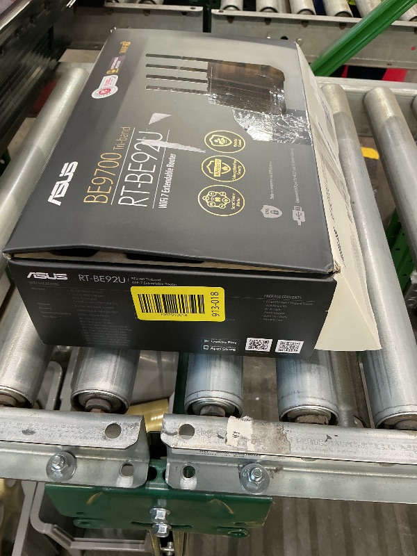 Photo 1 of *MISSING POWER SUPPLY* ASUS RT-BE92U BE9700 Tri-Band WiFi 7 Router, Supports New 320MHz Bandwidth & 4096-QAM, MLO, AI WAN Detection, AiMesh Support, Subscription-Free Network Security & Comprehensive VPN Features