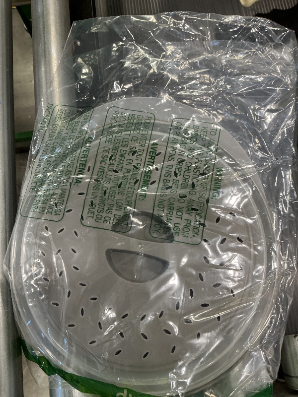 Photo 1 of 2 in 1, Aidacom Microwave Place Mat & Food Cover- Mat as Bowl Holder, for Splatter Guard, Multi-use: Silicone Trivet, Pot Holders, Drying, Baking, Utensils Rest for Kitchen Counter, Grey