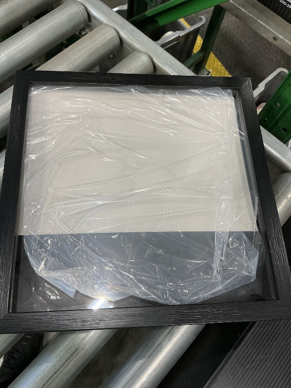 Photo 1 of 1 Pack T Shirt Display Frame, 13" x 13" Black Imitation Wood T Shirt Frame with 98% UV Protection Acrylic, 1" Depth of Usable Space Shadow Box, Display Case for Shirts, Jerseys, Memorabilia