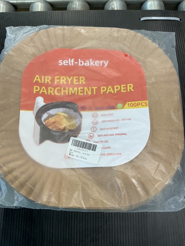 Photo 1 of ***ONLY 20***100Pcs Air Fryer Liners Compatible with Gourmia, Square Disposable Parchment Paper for Air Fryer, Non-Stick Unbleached Paper Liner for Frying, Baking, Roasting and Microwave
