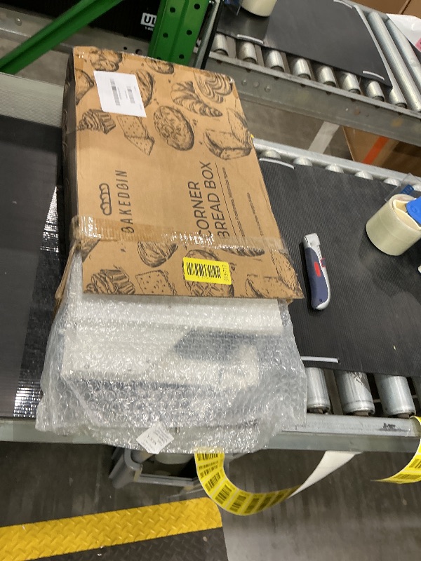 Photo 1 of *Missing Parts*
BakedBin Corner Bread Box for Kitchen Countertop - New 2025 Airtight Design - Extra Large, Double Layer White Breadbox, Vintage Storage for Homemade Bread, Under Cabinet Organizer