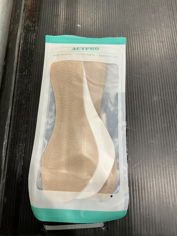 Photo 1 of (2 Pairs) Pigskin Non-Slip High Heel Cushion Inserts Arch Support, Shock & Sweat Absorption, Adhesive Shoe Insoles for Dress Shoes Flats Boots Sandals Relief Blister Callus Pain, Fits Women 5-8 Size