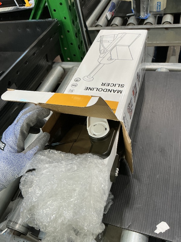 Photo 1 of *Minor Damaged*
ONCE FOR ALL Upgrade Safe Mandoline Slicer Plus, Adjustable Vegetable Food Chopper Potato Fries French Fry Cutter, Detachable Blade, Kitchen Chopping Artifact, New Kitchen Gift (DarkGray)