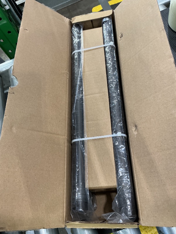 Photo 1 of 2 Pack Modern Antique Brown Curtain Rods for Windows 16 to 60 Inches Adjustable Length Heavy Duty 1" Diameter Window Rod with Decorative Finials for Outdoor Farmhouse Bedroom Kitchen Living Room