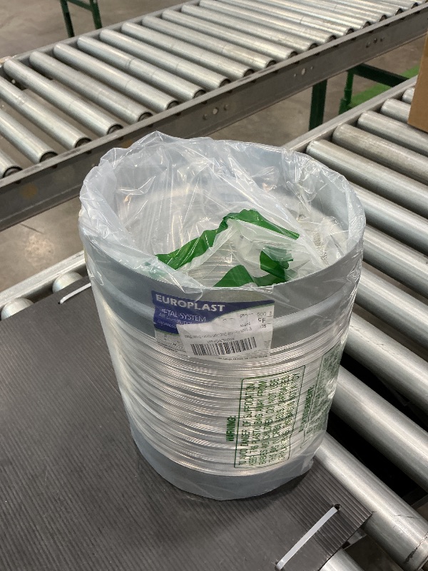 Photo 1 of 8" Inch Flexible Duct - 0.82 to 1.64 ft Length - Corrugated Aluminum Ducting Connector - Galvanized Steel End Sleeves - Washer and Dryer Exhaust Duct - Dust Collection Hose - Dryer Duct