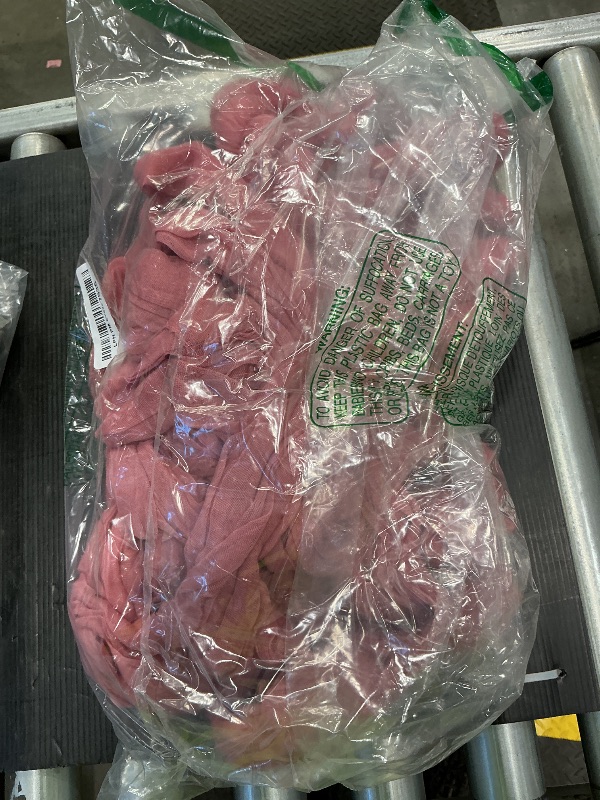 Photo 1 of 8 Pack 10Ft Table Runner 35x120 inch Dusty Rose Boho Gauze Table Cheese Cloth Long Wrinkled Sheer Table Runner for Wedding Bridal Shower Birthday Party Table Decor