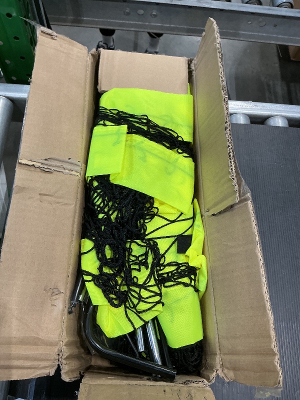 Photo 1 of 2 Pack 4' x 3' Soccer Goal Net Set, Pop Up Kids Practice Soccer Goals for Indoor and Outdoor.Portable Soccer Net with Carrying Bag & Ground Pegs, Perfect for Backyard, Field, Court (Yellow)