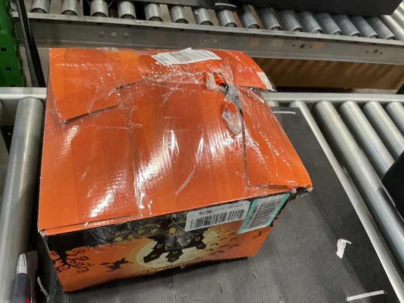 Photo 1 of 11FT Halloween Inflatable, Giant Halloween Inflatables Archway, Inflatables Blow Up Scary Pumpkin with Ghost and Cat for Lawn Garden Yard Holiday Party Decorations