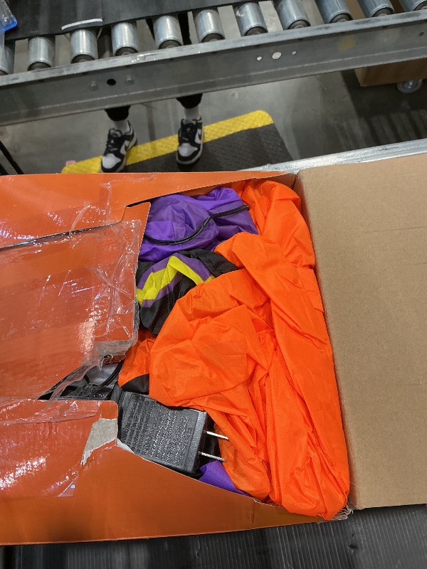 Photo 1 of 11FT Halloween Inflatable, Giant Halloween Inflatables Archway, Inflatables Blow Up Scary Pumpkin with Ghost and Cat for Lawn Garden Yard Holiday Party Decorations