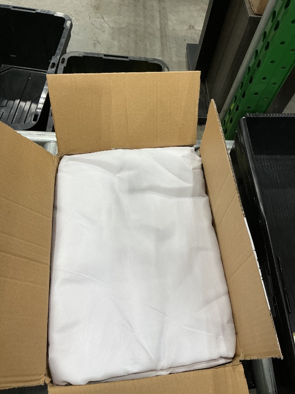 Photo 1 of *Minor Damage*
Fitable White Tablecloths for Rectangle Tables, 6 Pack - 70 x 120 Inches - Reusable and Washable Table Clothes for 6-8 Ft Tables, Polyester Fabric Table Covers for Wedding, Party, Banquet