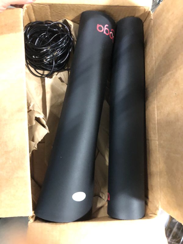 Photo 1 of ***MISSING PARTS**Hooga Grounding Mat for Sleep, Energy, Pain Relief, Inflammation, Balance, Wellness. Earth Connected Therapy. Indoor Grounding at Home, Office, Work. 15 Foot Cord Included. Conductive Carbon (2 Pack)